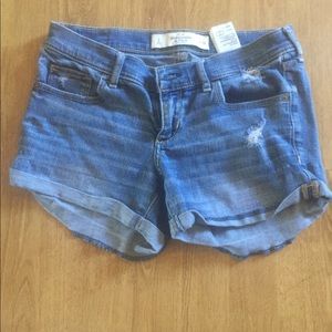 Slightly ripped jeans